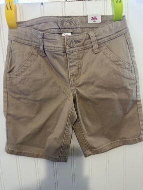 Justice Girls' Tan Casual Shorts
